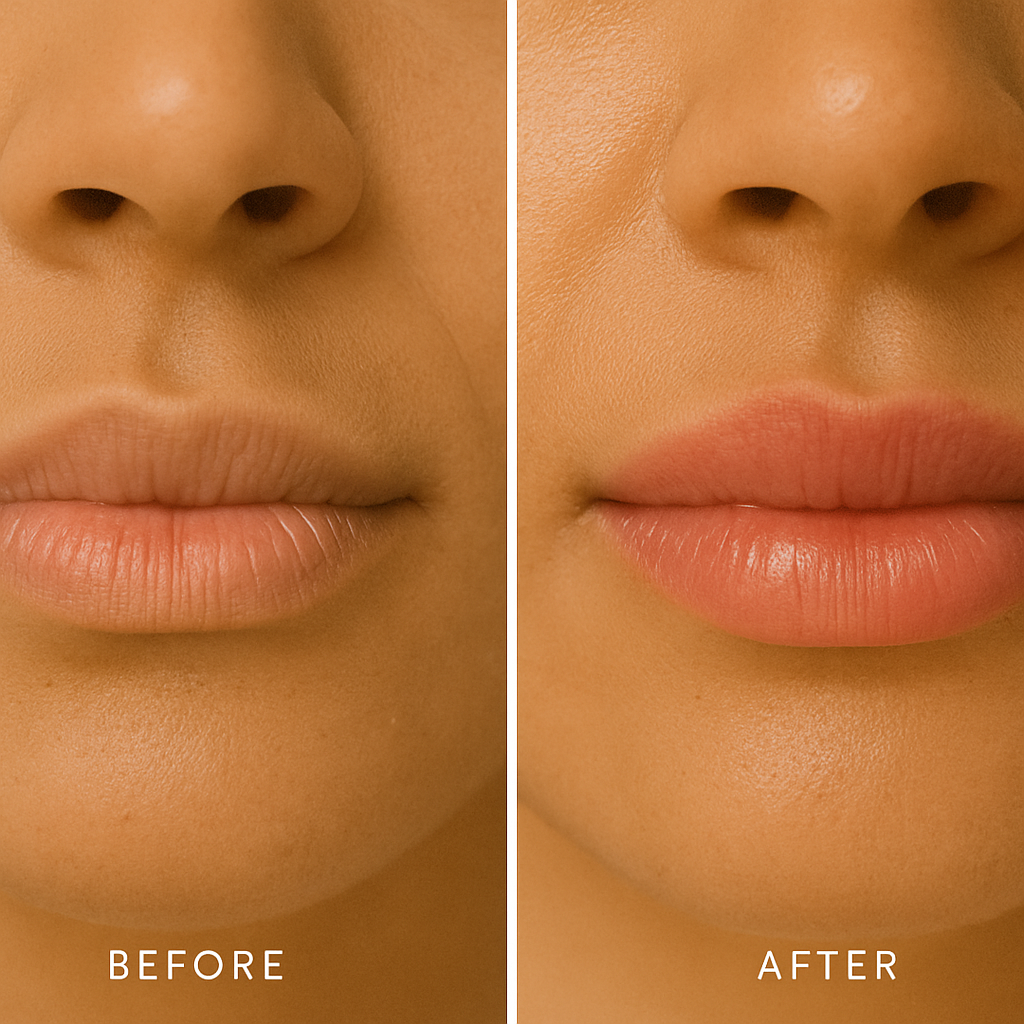 Lip Blush Before and After