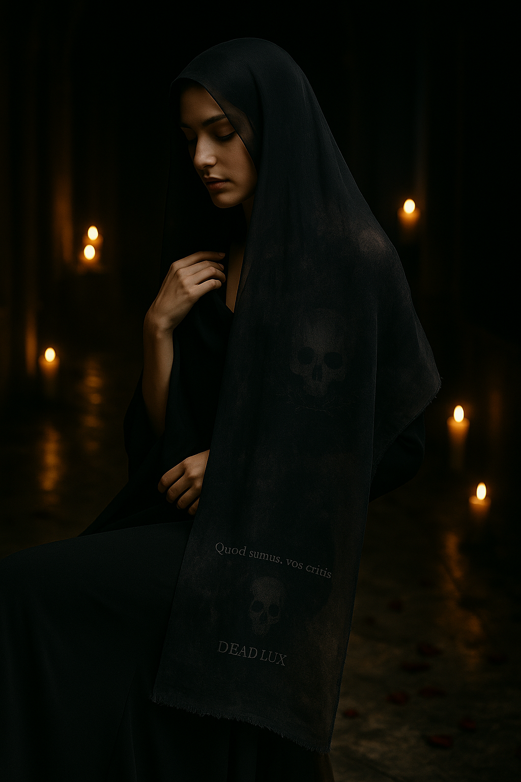 Sepulchral Silk Scarf