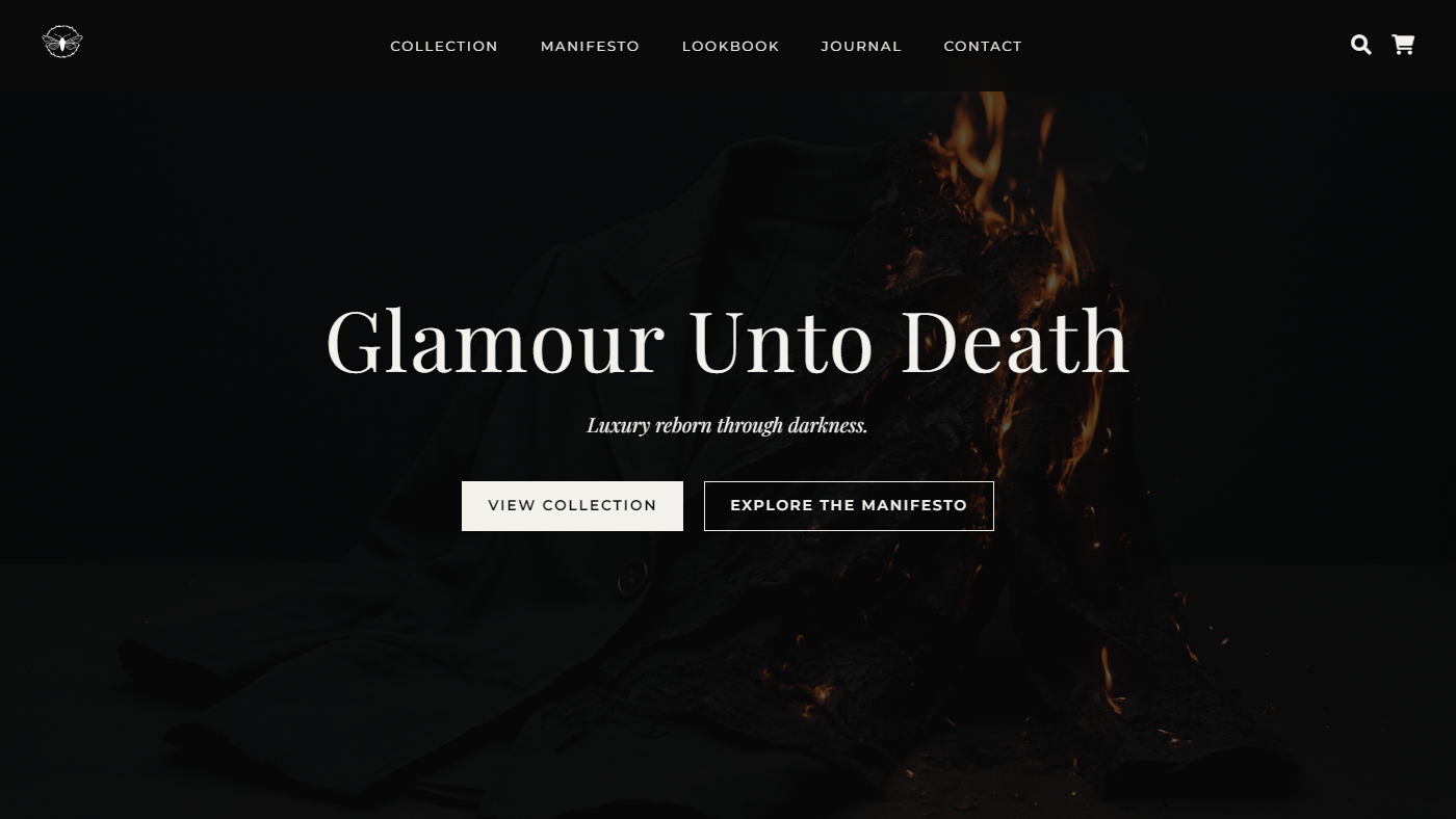 Dead Luxe website preview