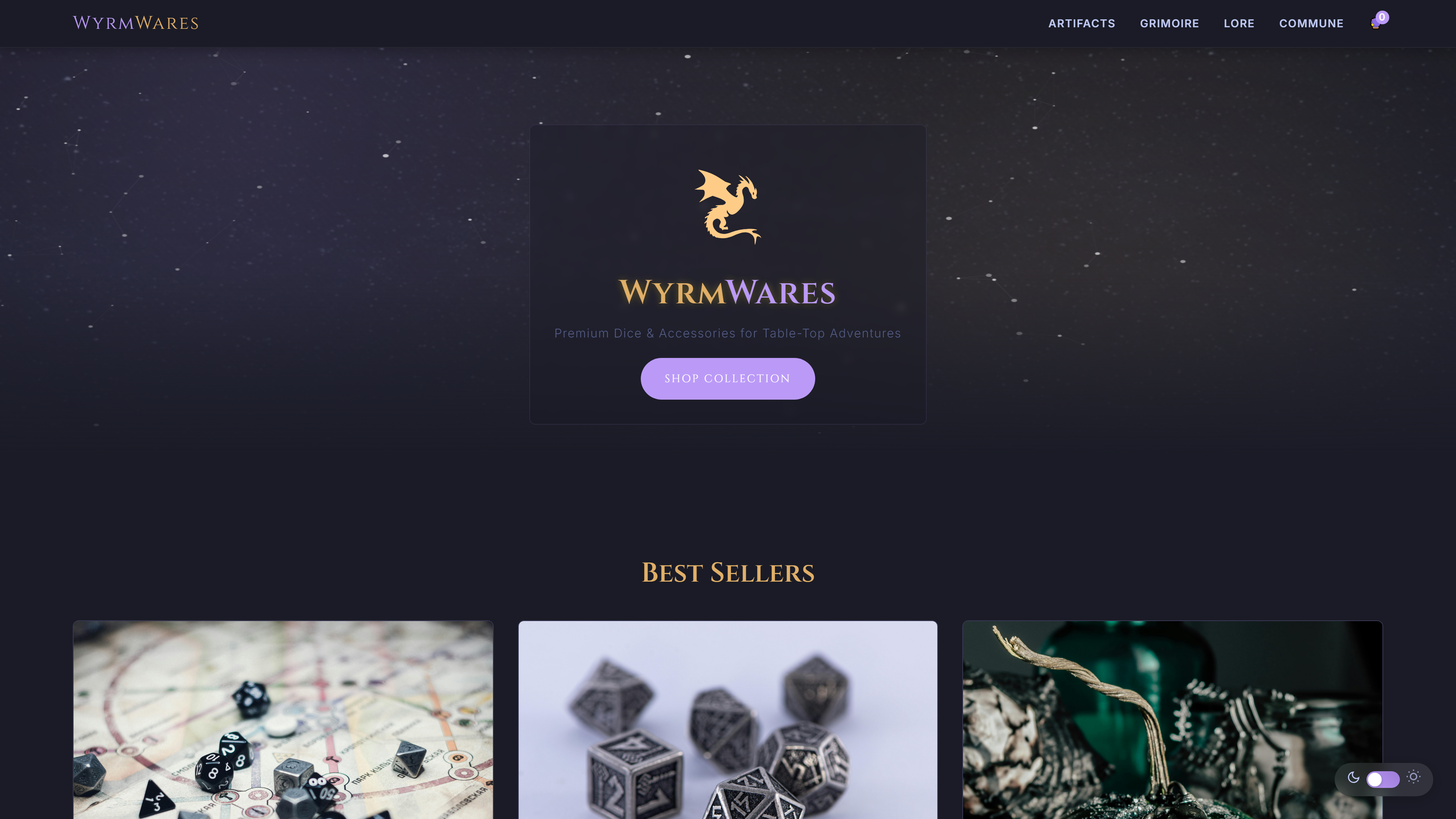 Wyrmwares website preview